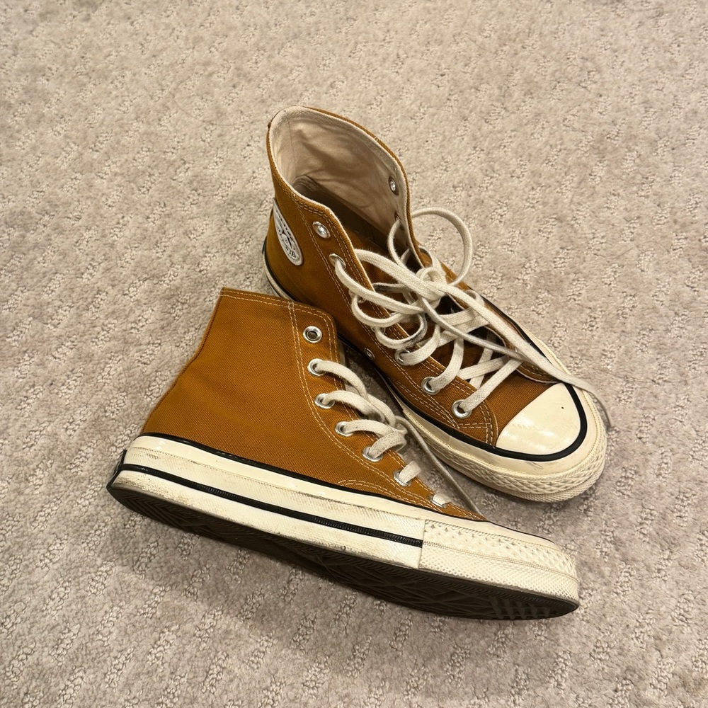 Converse Chuck Taylor 70 High-Tops in Mustard
